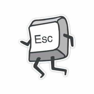 ESC Key Sticker ESC Key Sticker