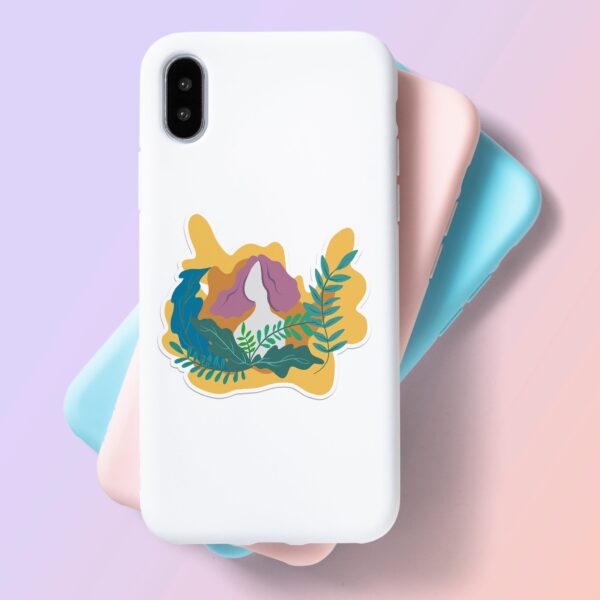 Earthy Girl Laptop Mobile Stickers Earthy Girl Laptop Mobile Stickers