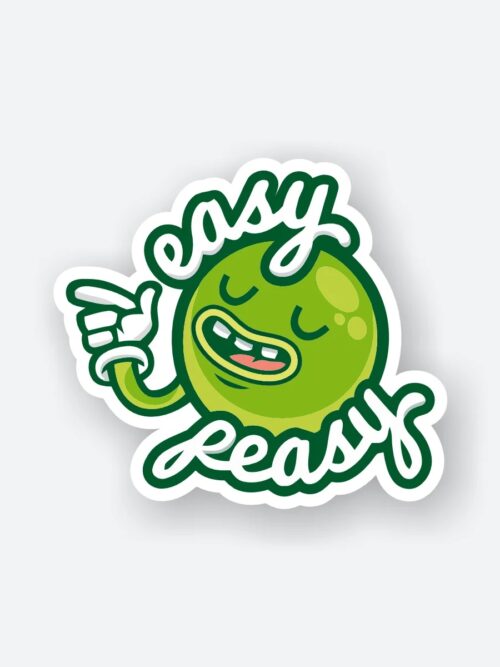 Easy Peasy Sticker