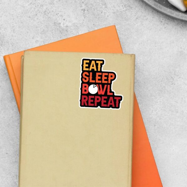 Eat Sleep Bowl Repeat Witty Stickers Eat Sleep Bowl Repeat Witty Stickers