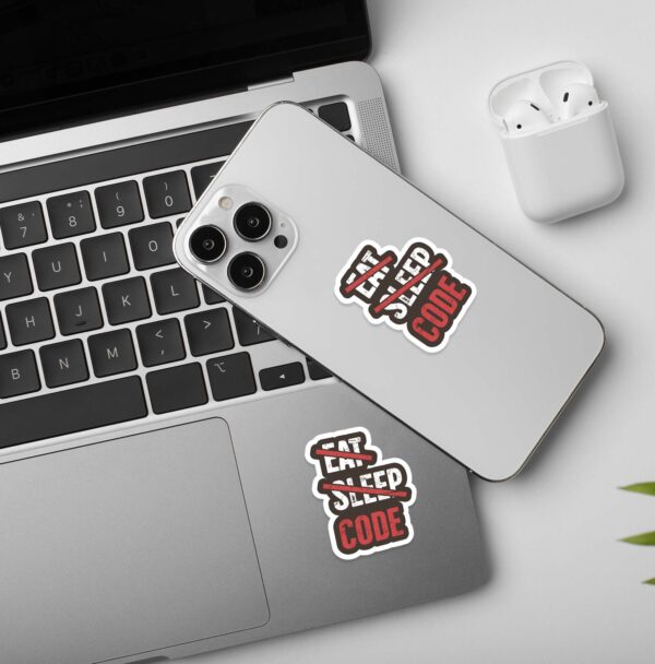 Eat Sleep Code Programmer Coding Sticker Eat Sleep Code Programmer Coding Sticker