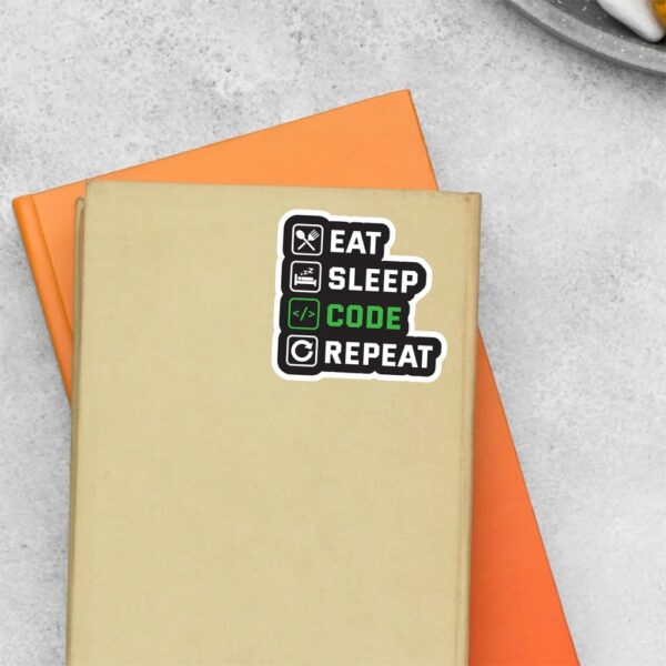 Eat Sleep Code Repeat Witty Stickers Eat Sleep Code Repeat Witty Stickers