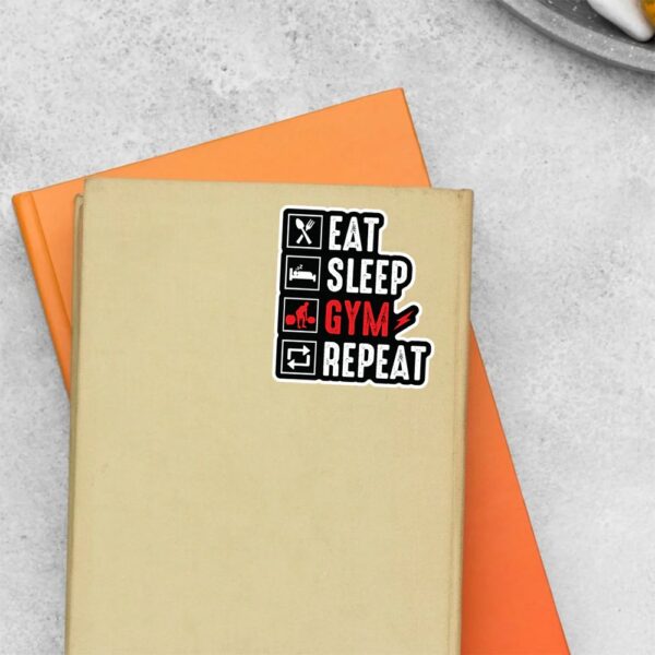 Eat Sleep Gym Repeat Witty Stickers Eat Sleep Gym Repeat Witty Stickers