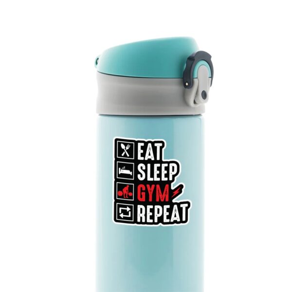 Eat Sleep Gym Repeat Witty Stickers Eat Sleep Gym Repeat Witty Stickers