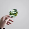 Eat Sleep Travel Repeat Travels Stickers