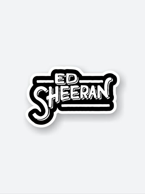 Ed Sheeren Name Sticker