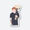Ed Sheeren With Guitar Sticker