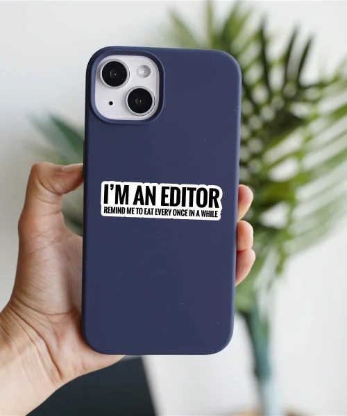 Editor Reminder To Eat Sticker
