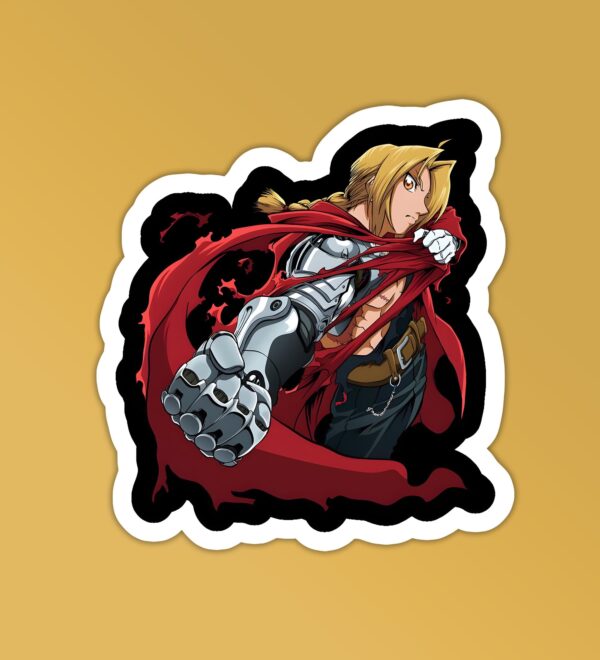 Edward Elric Fullmetal Alchemist Laptop Mobile Stickers Edward Elric Fullmetal Alchemist Laptop Mobile Stickers