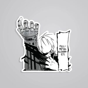 Edward Fullmetal Alchemist Anime Stickers