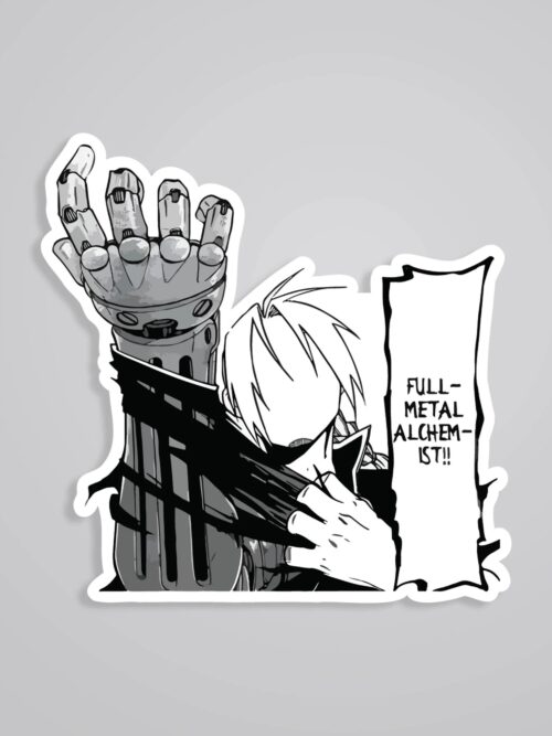 Edward Fullmetal Alchemist Anime Stickers