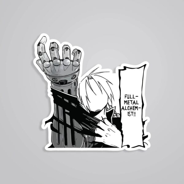 Edward Fullmetal Alchemist Anime Stickers Edward Fullmetal Alchemist Anime Stickers