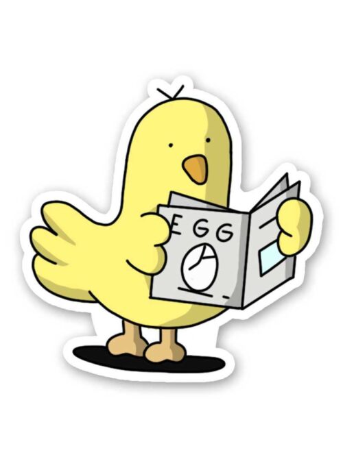 Egg News Sticker