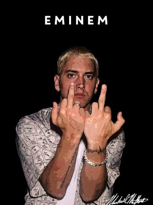 Eminem Music Poster