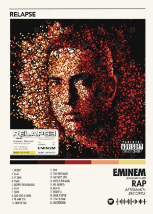 Eminem Relapse Music Poster