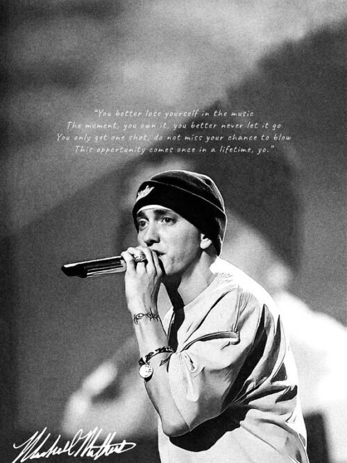 Eminem Music Poster