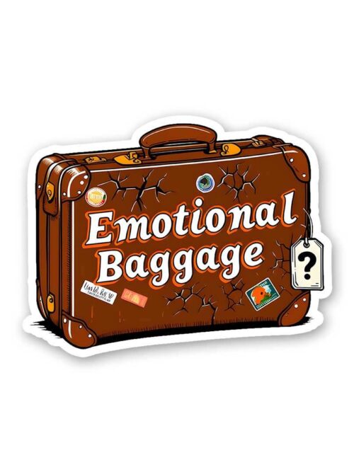 Emotional Baggage Sticker