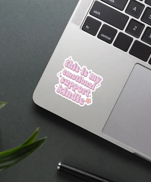 Emotional Support Kindle Sticker Emotional Support Kindle Sticker