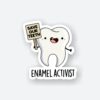 Enamel Activist Sticker