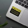 Entrepreneur Caution Sticker