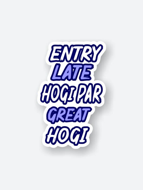 Entry Late Hogi Par Great Hogi