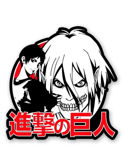 Eren Attack On Titan Sticker