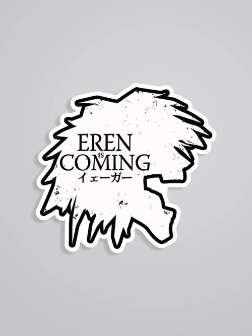 Eren Is Coming Anime Stickers