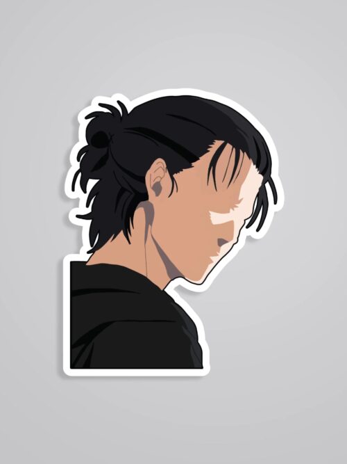 Eren Minimalist Aot Anime Stickers