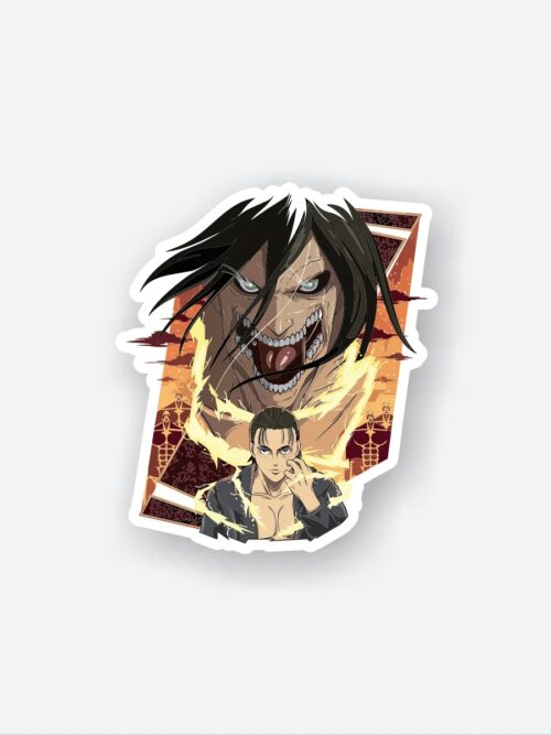 Eren Attack Titan Sticker