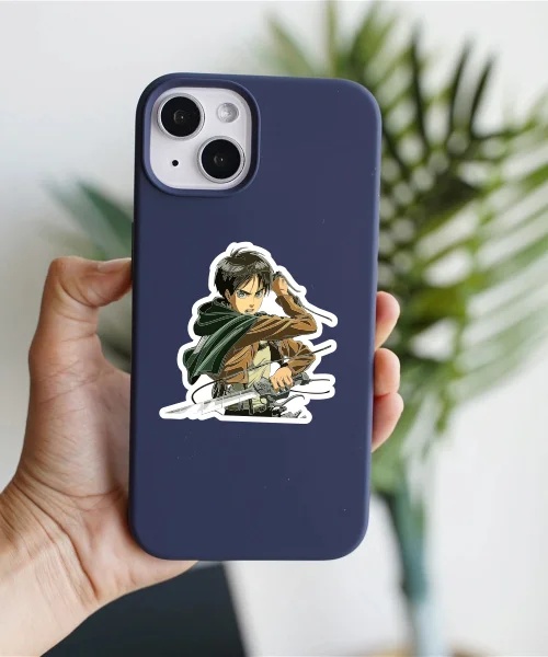 Eren In Battle Gear Sticker Eren In Battle Gear Sticker