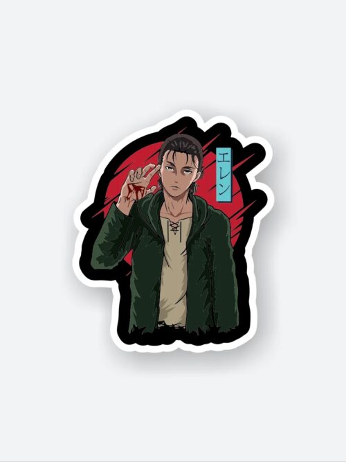 Eren Threatening Sticker