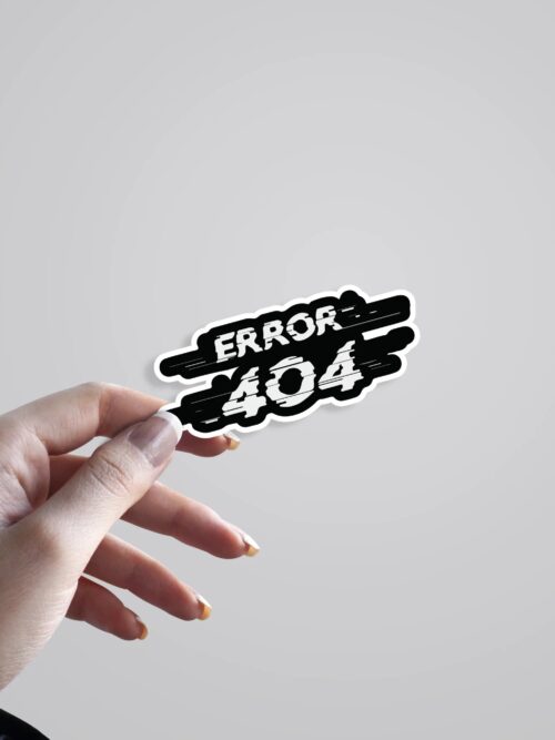 Error 404 Witty Stickers