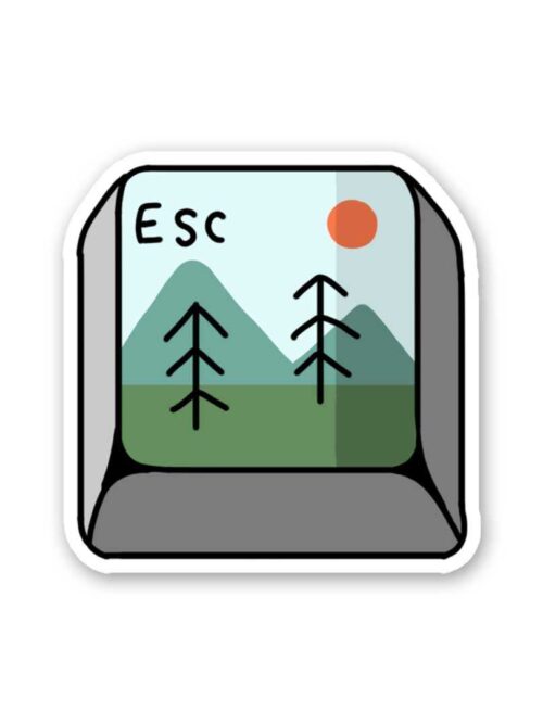 Esc 1.0 Sticker