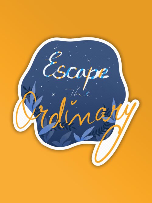 Escape The Ordinary Laptop Mobile Stickers