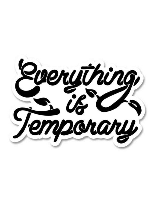 Everything Is Temporary Sticker
