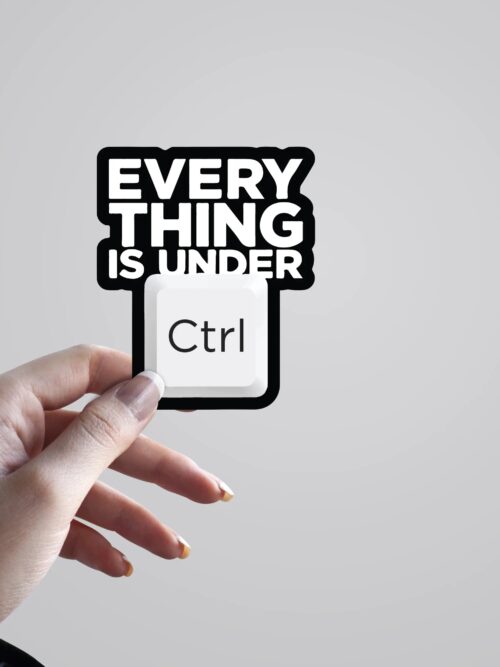 Everything Is Under Ctrl Witty Stickers
