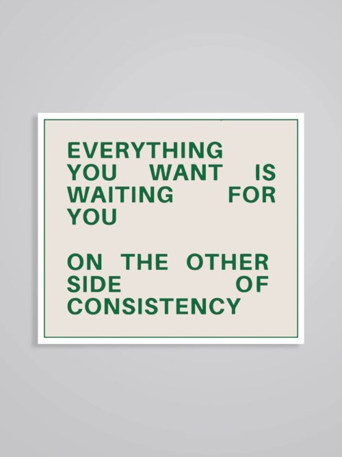 Everything You Want Is Waiting For You Motivational Stickers