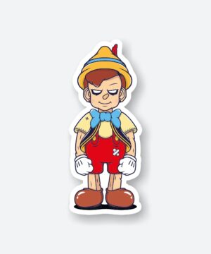 Evil Pinocchio Sticker
