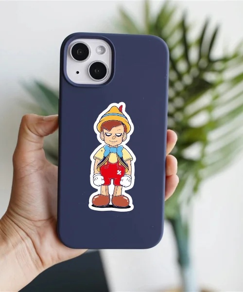 Evil Pinocchio Sticker