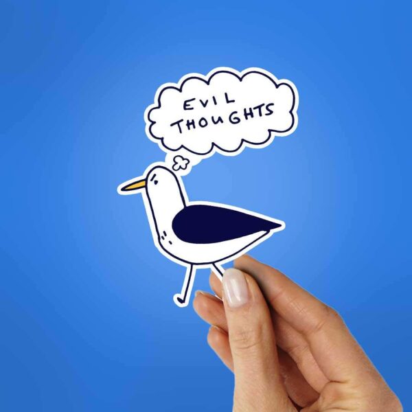 Evil Thoughts Sticker