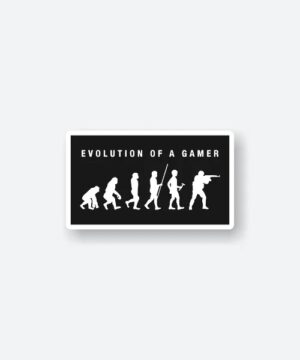 Evolution Of A Gamer Sticker
