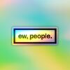 Ew People   Holographic Laptop   Mobile Sticker