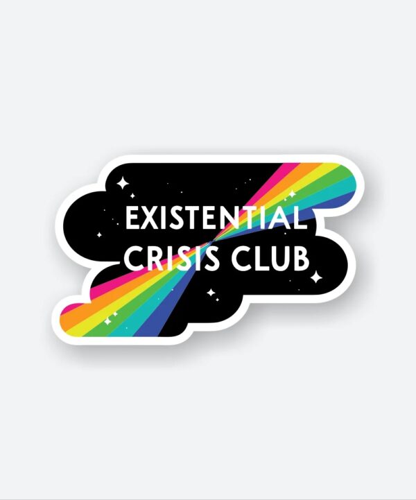 Existential Crisis Club Sticker Existential Crisis Club Sticker