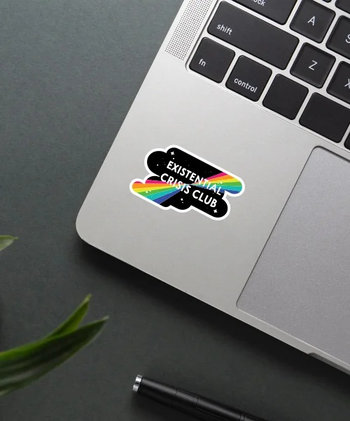 Existential Crisis Club Sticker Existential Crisis Club Sticker