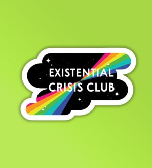 Existential Crisis   Laptop Mobile Sticker