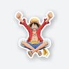 Exited Luffy Sticker