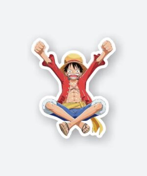 Exited Luffy Sticker Exited Luffy Sticker