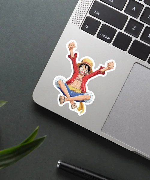 Exited Luffy Sticker Exited Luffy Sticker