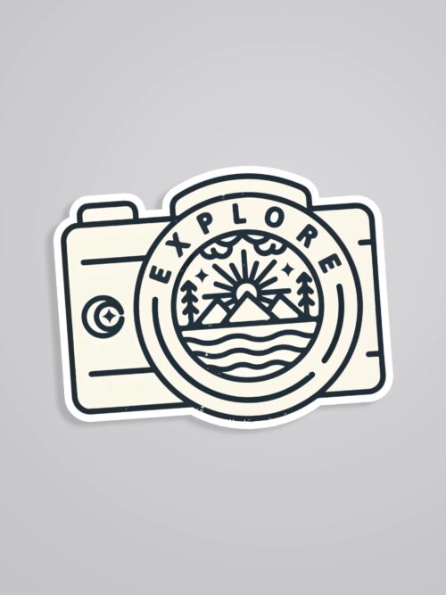 Explore Camera Travels Stickers