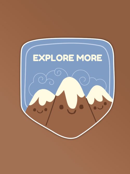 Explore More Sticker